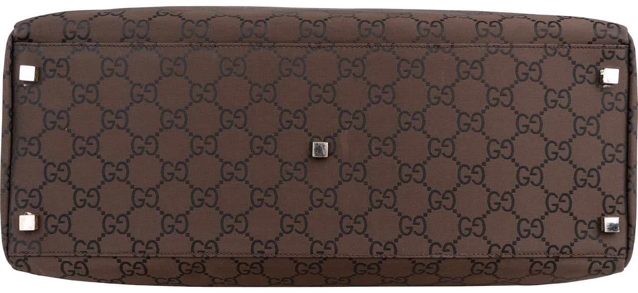 Gucci Monogram GG Canvas Duffle Bag Bruin