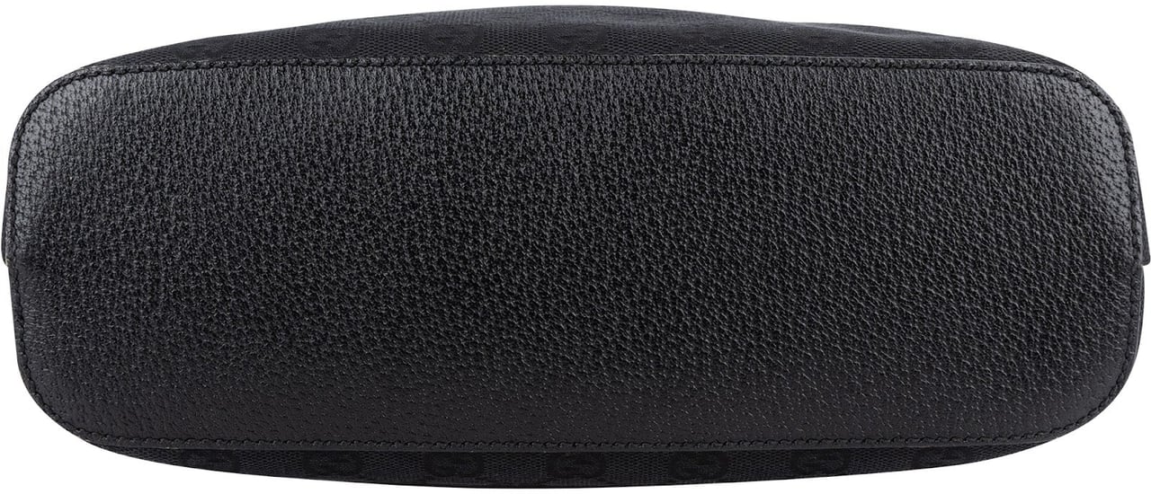 Gucci Monogram GG Canvas Abbey D-Ring Shoulder Bag Zwart