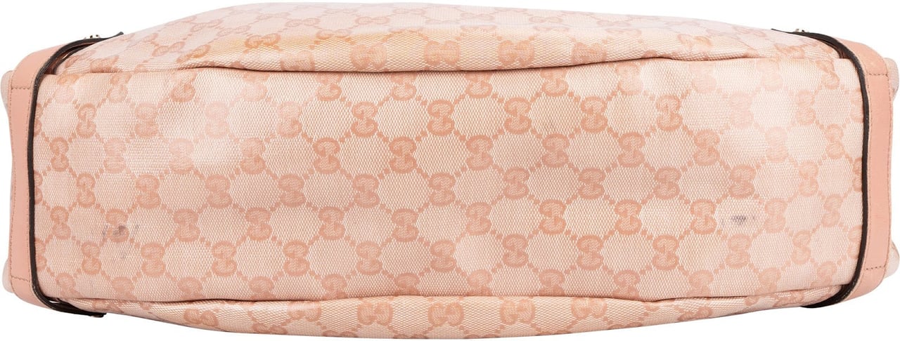 Gucci Monogram GG Canvas Abbey Hobo Shoulder Bag Roze