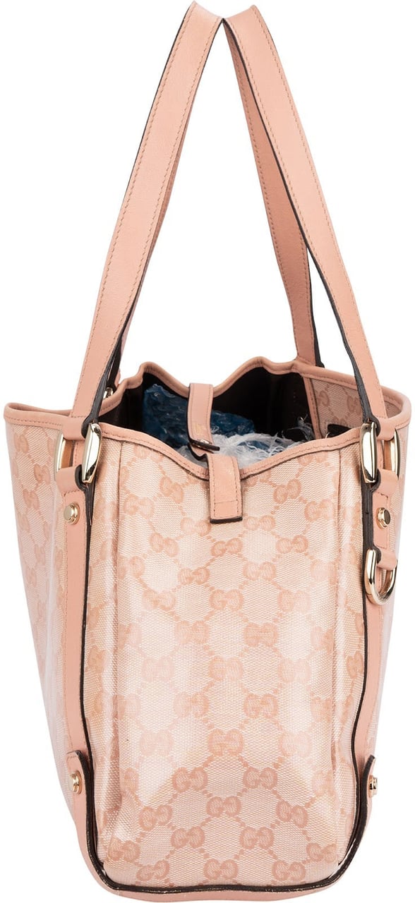 Gucci Monogram GG Canvas Abbey Hobo Shoulder Bag Roze