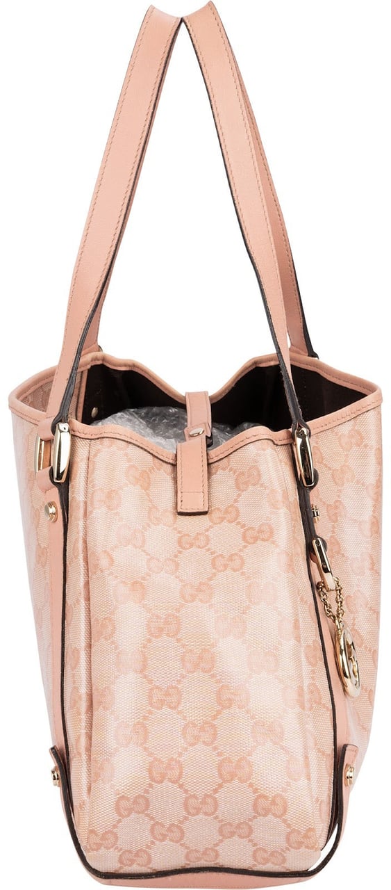 Gucci Monogram GG Canvas Abbey Hobo Shoulder Bag Roze