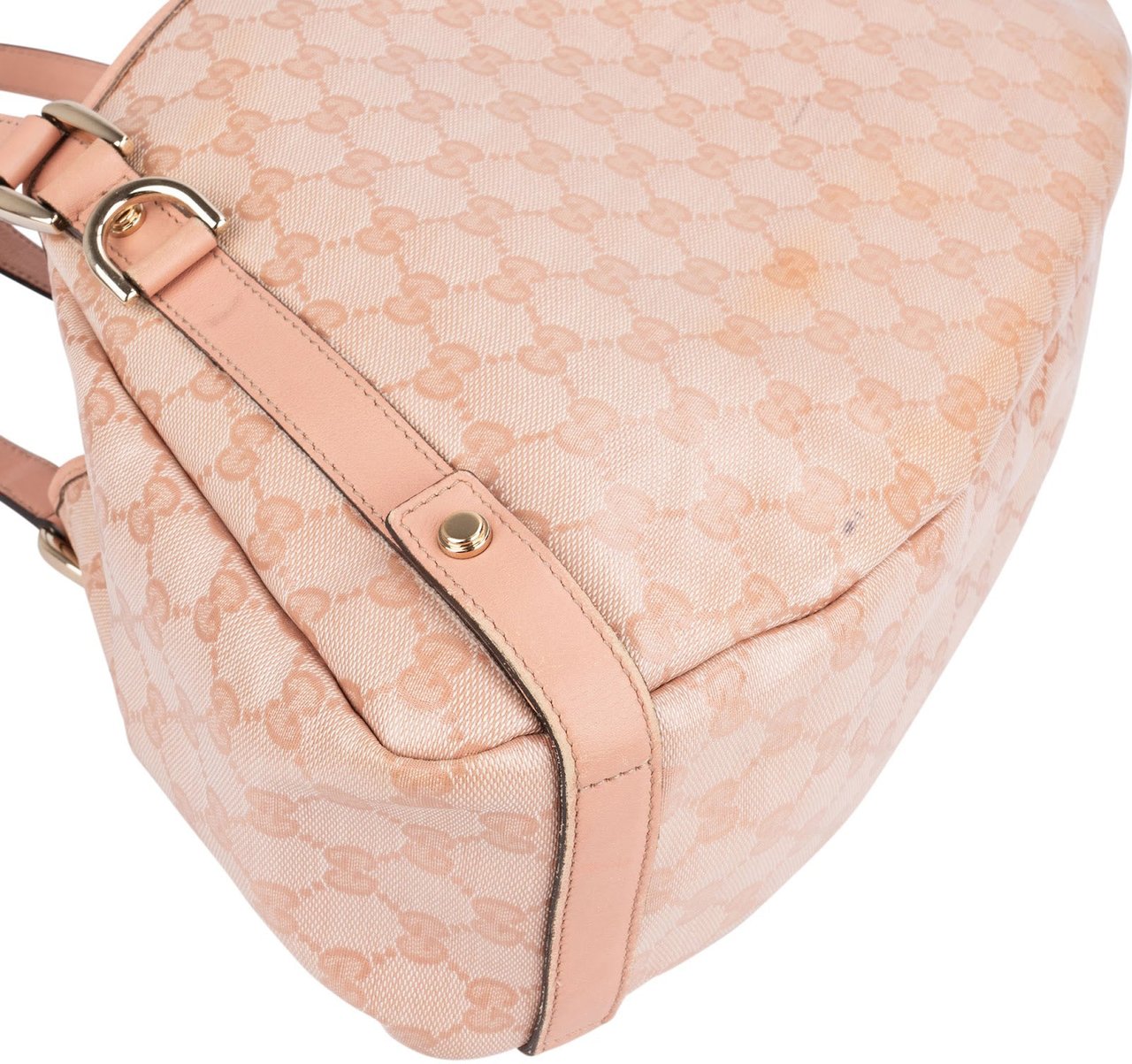 Gucci Monogram GG Canvas Abbey Hobo Shoulder Bag Roze