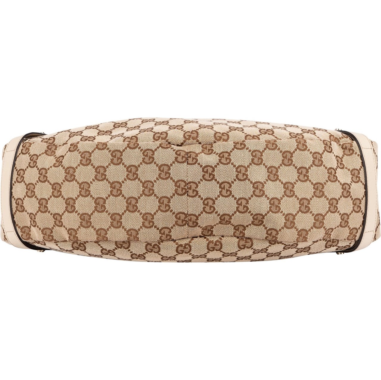 Gucci Monogram GG Canvas Abbey D-Ring Shoulder Bag Beige