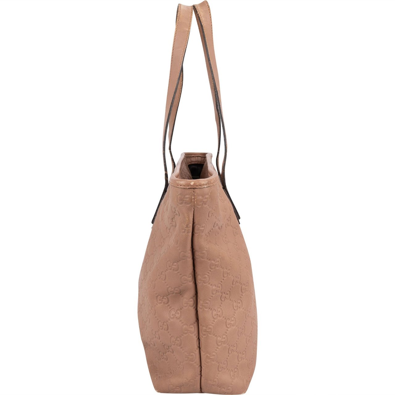 Gucci Guccissima Leather Tote Shoulder Bag Rood