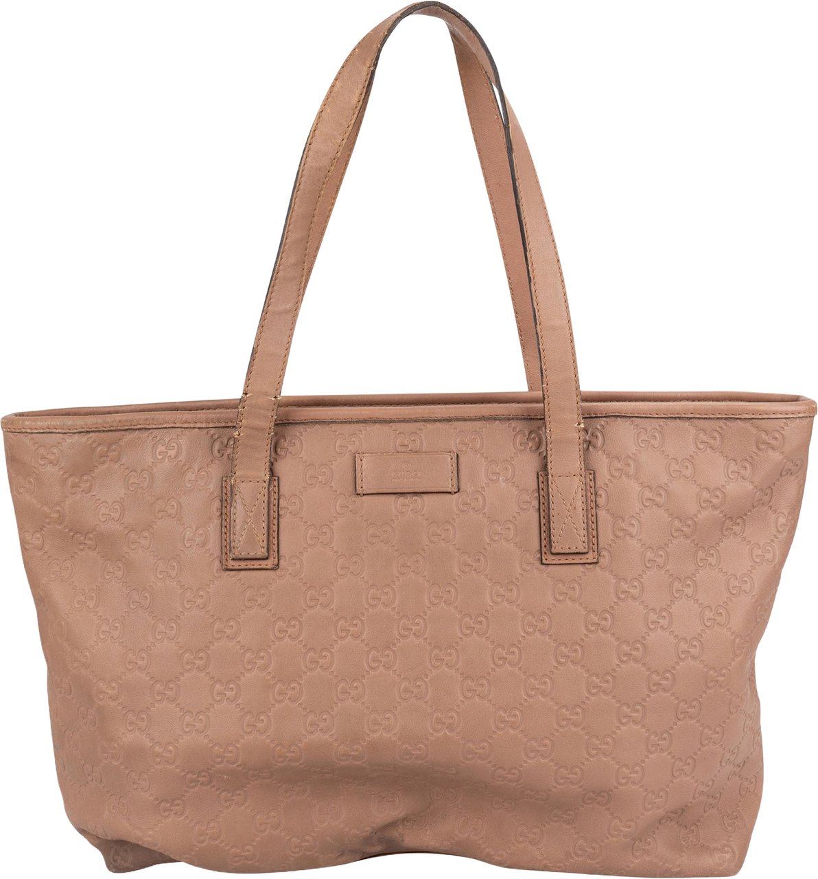 Gucci Guccissima Leather Tote Shoulder Bag Rood