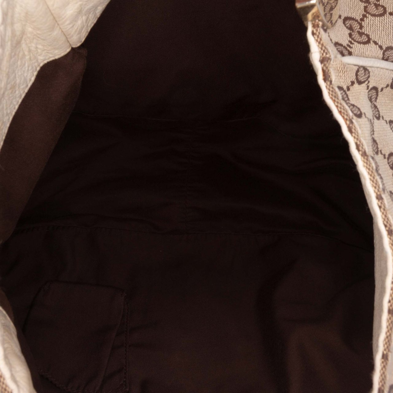 Gucci GG Canvas Charlotte Tote Bruin