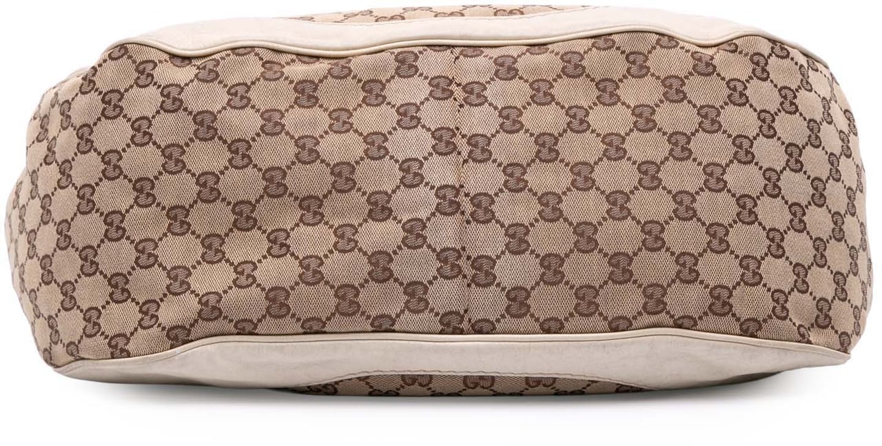 Gucci GG Canvas Charlotte Tote Bruin