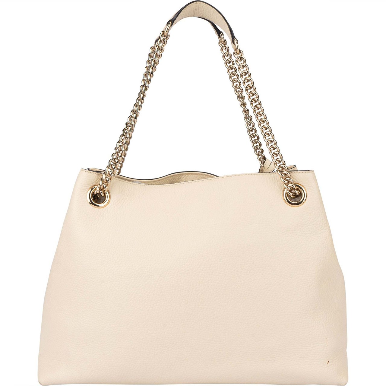 Gucci Gucci White Leather GG Soho Crossbody Bag Wit