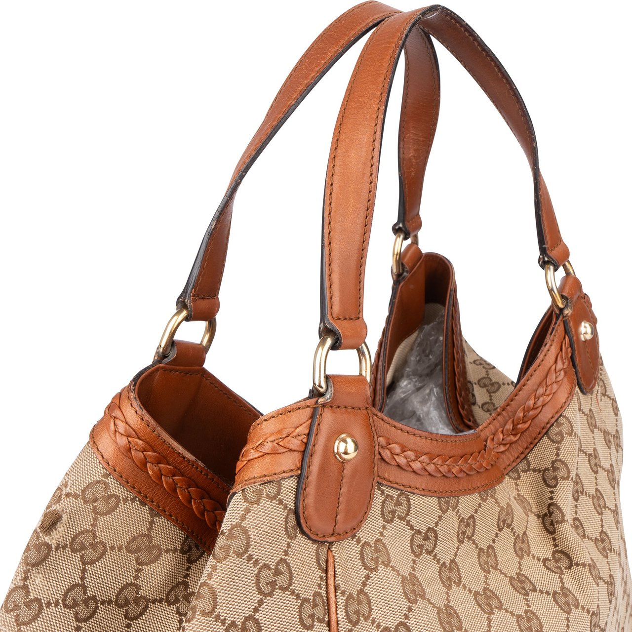 Gucci Gucci GG Monogram Ribbon Handbag Divers