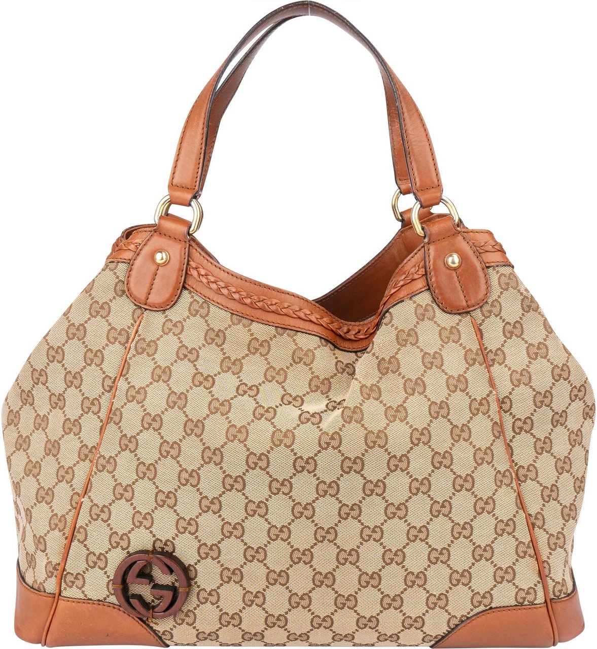 Gucci Gucci GG Monogram Ribbon Handbag Divers