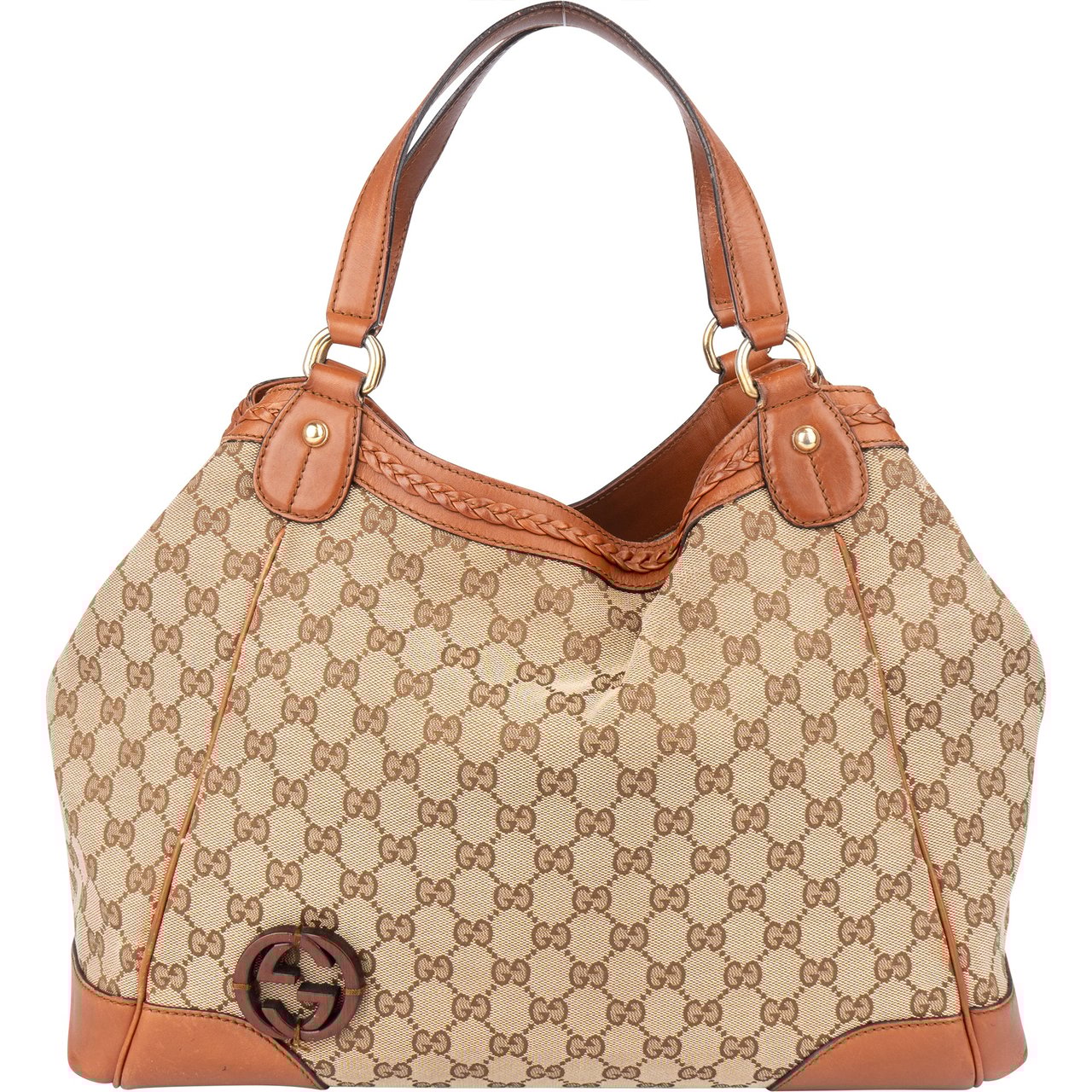 Gucci Gucci GG Monogram Ribbon Handbag Divers