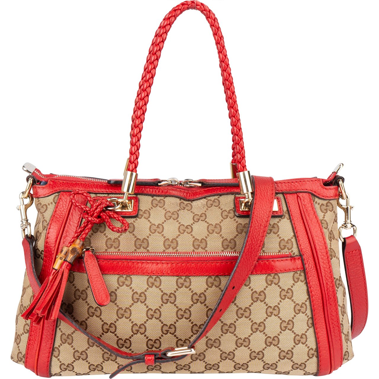 Gucci Gucci GG Monogram Bamboo Handbag Divers