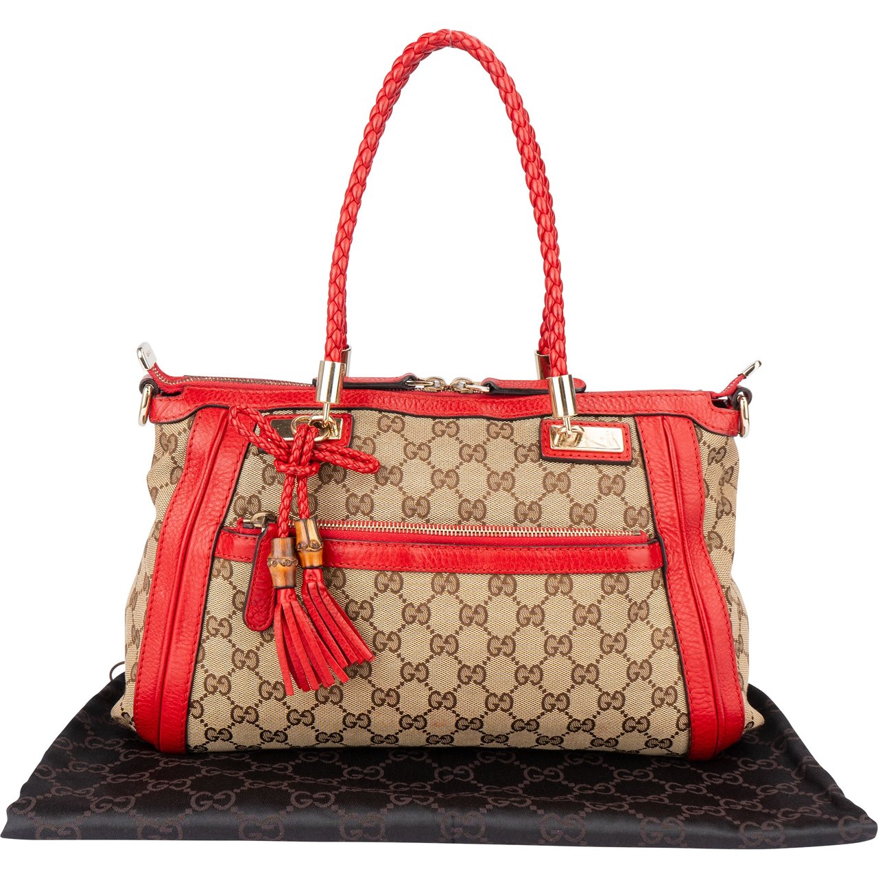 Gucci Gucci GG Monogram Bamboo Handbag Divers