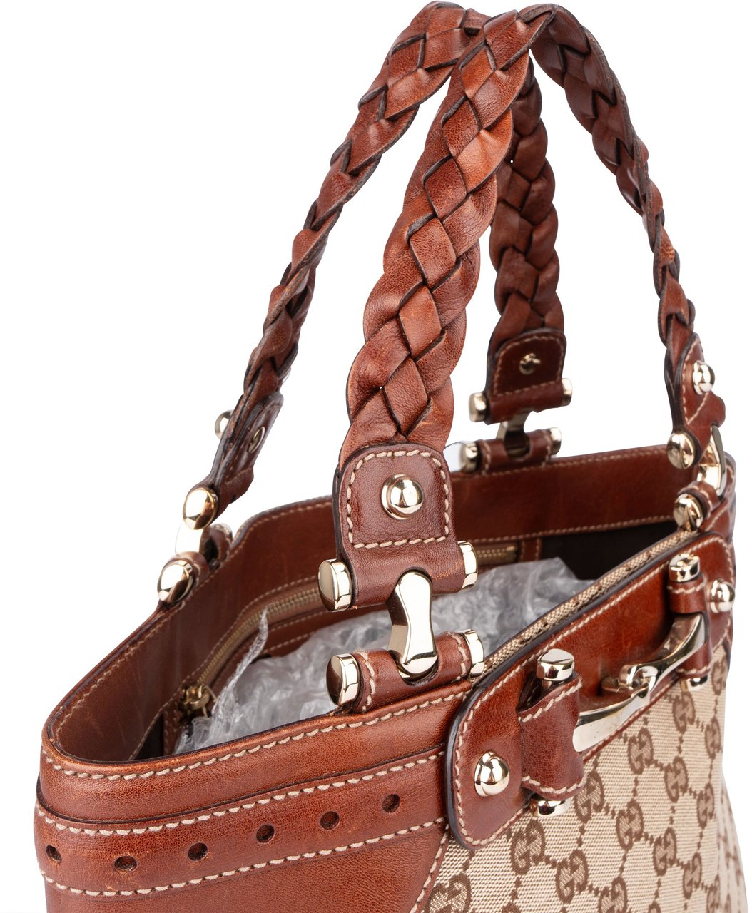 Gucci Gucci GG Monogram Horsebit Handbag Divers