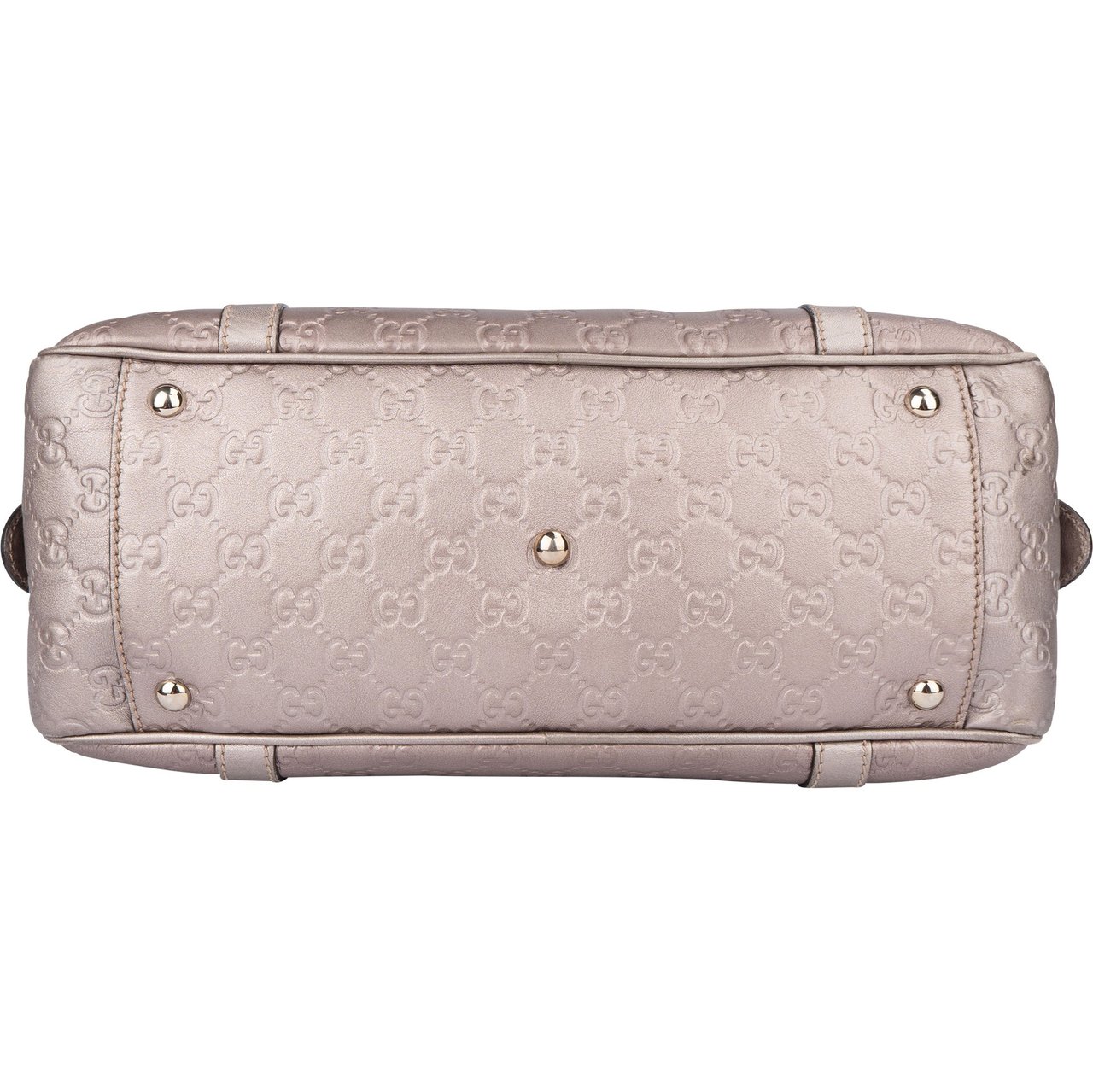 Gucci Gucci GG Twin Monogram Metallic Rose Handbag Roze