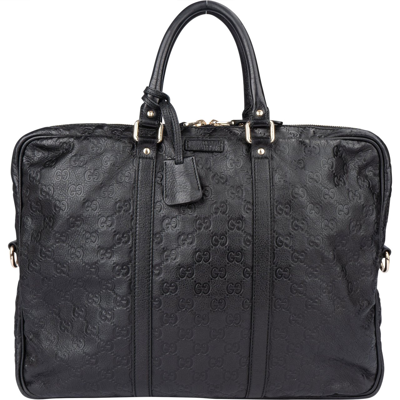 Gucci Gucci GG Leather Monogram Business Handbag Divers