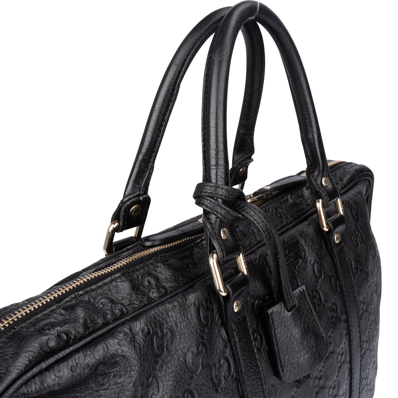 Gucci Gucci GG Leather Monogram Business Handbag Divers