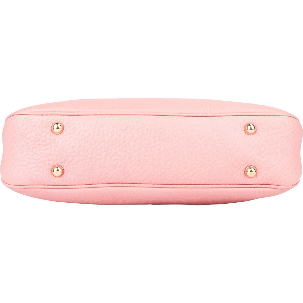 Gucci Pink Leather Bamboo Handbag Roze