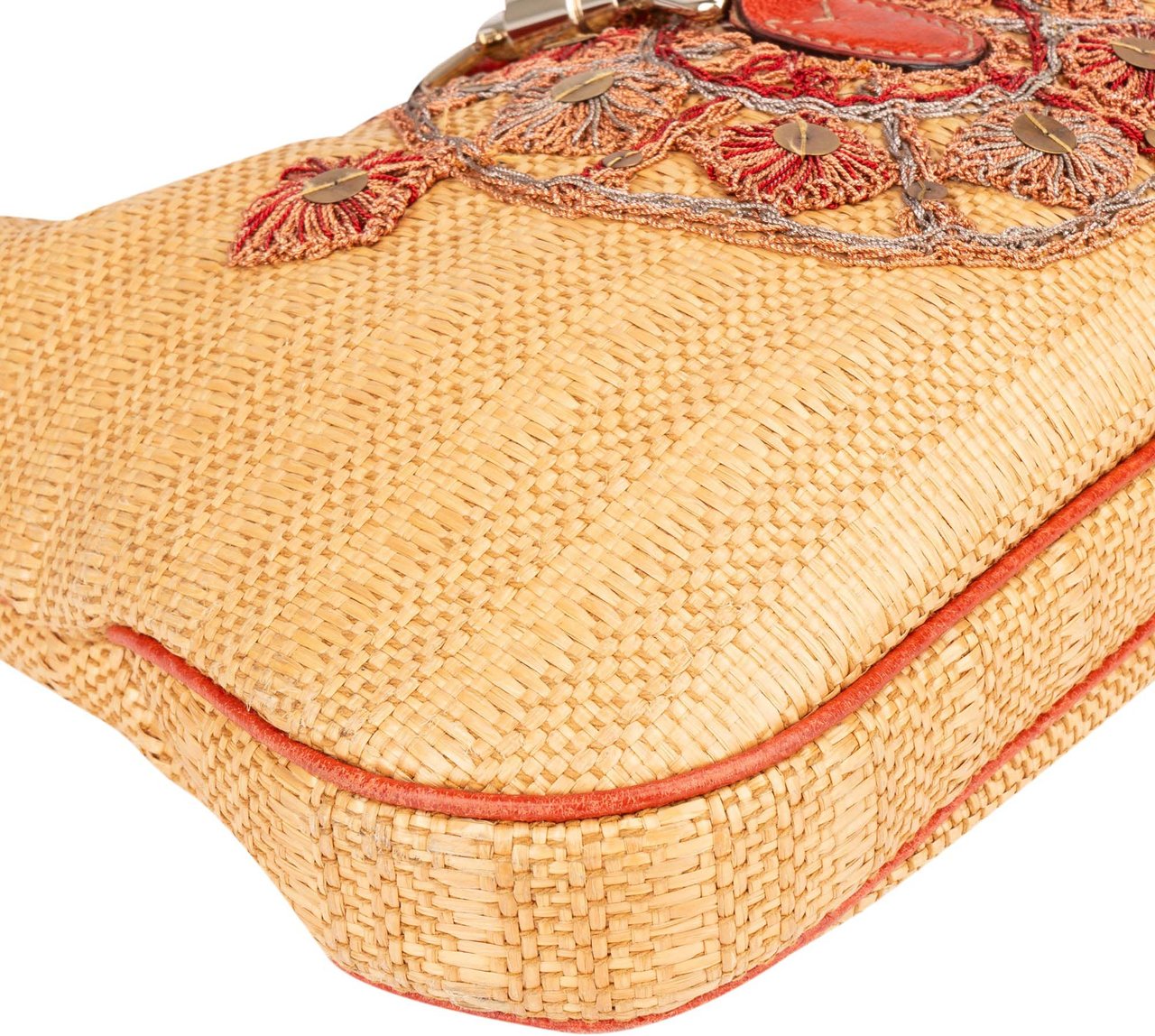 Gucci Gucci Limited Raffia Jackie Handbag Divers