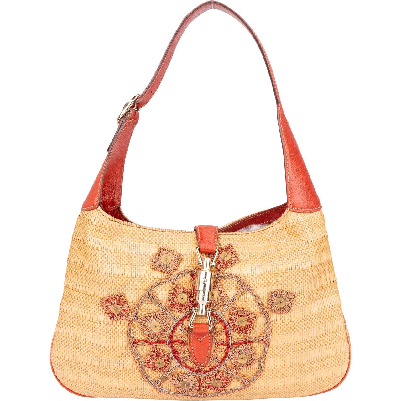 Gucci Gucci Limited Raffia Jackie Handbag Divers