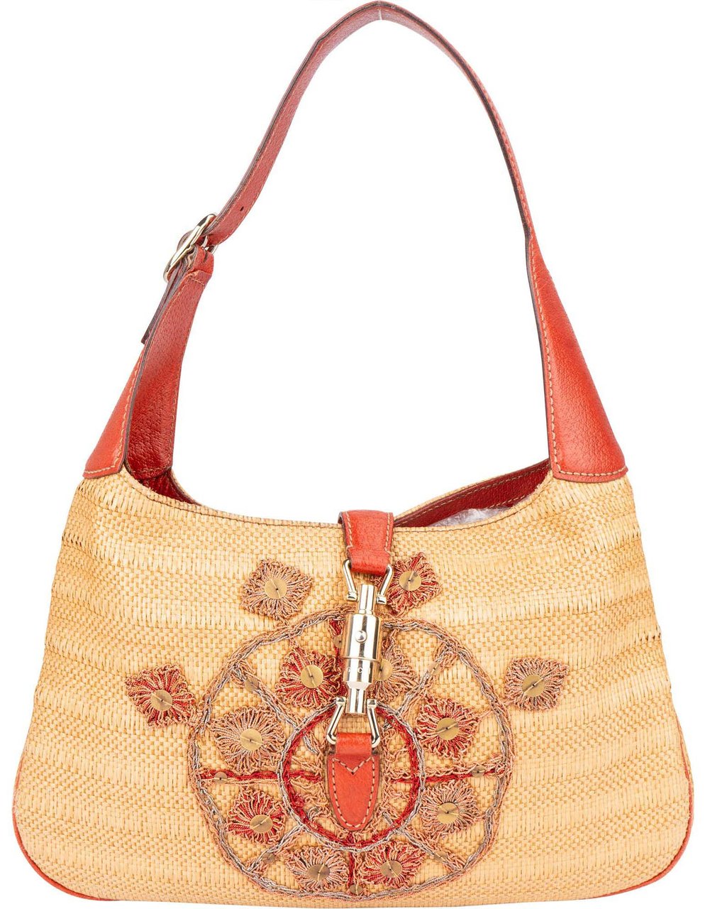 Gucci Gucci Limited Raffia Jackie Handbag Divers