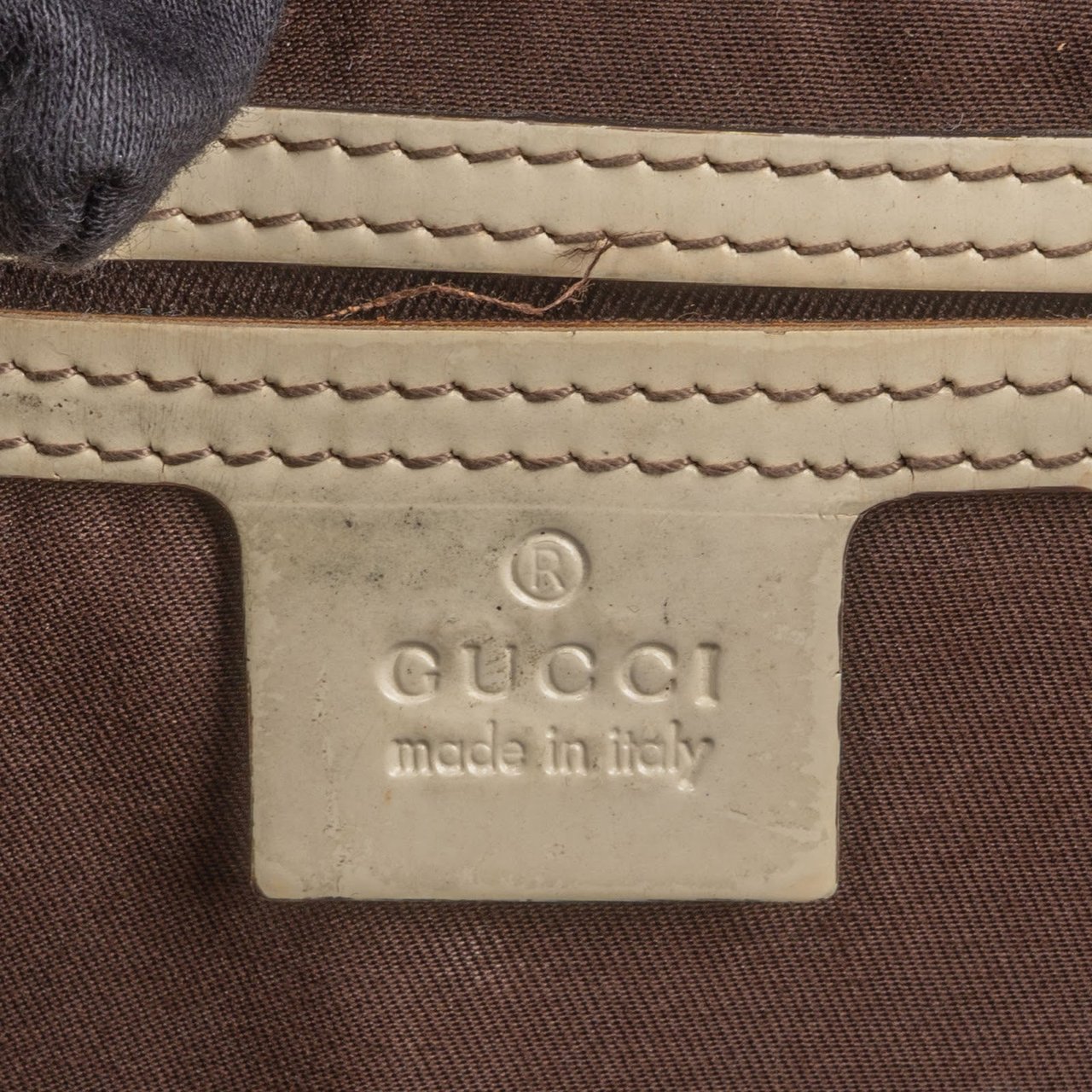 Gucci Supreme Monogram GG Canvas New Jackie Shoulder Bag Beige