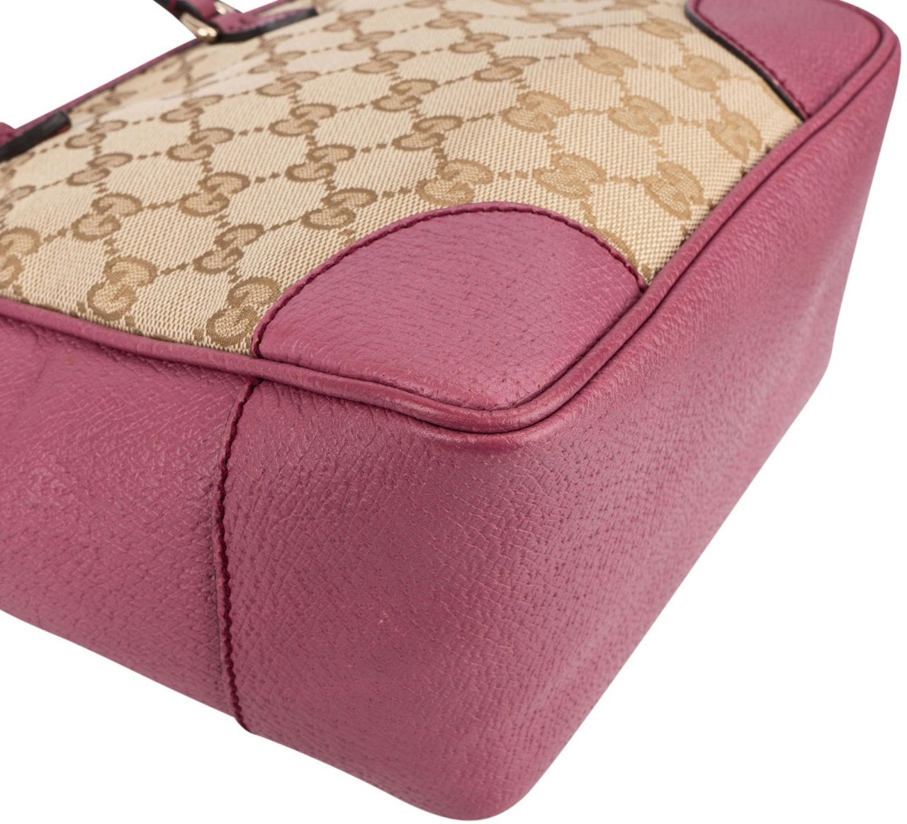 Gucci Monogram GG Canvas Bree Small Tote Crossbody Handbag Beige
