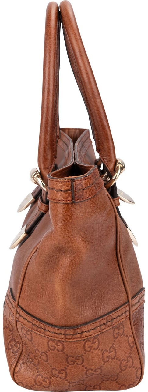 Gucci Guccissima Leather Eclipse Handbag Bruin