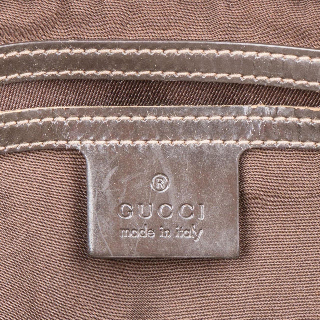Gucci Monogram GG Supreme Joy Boston Handbag Beige