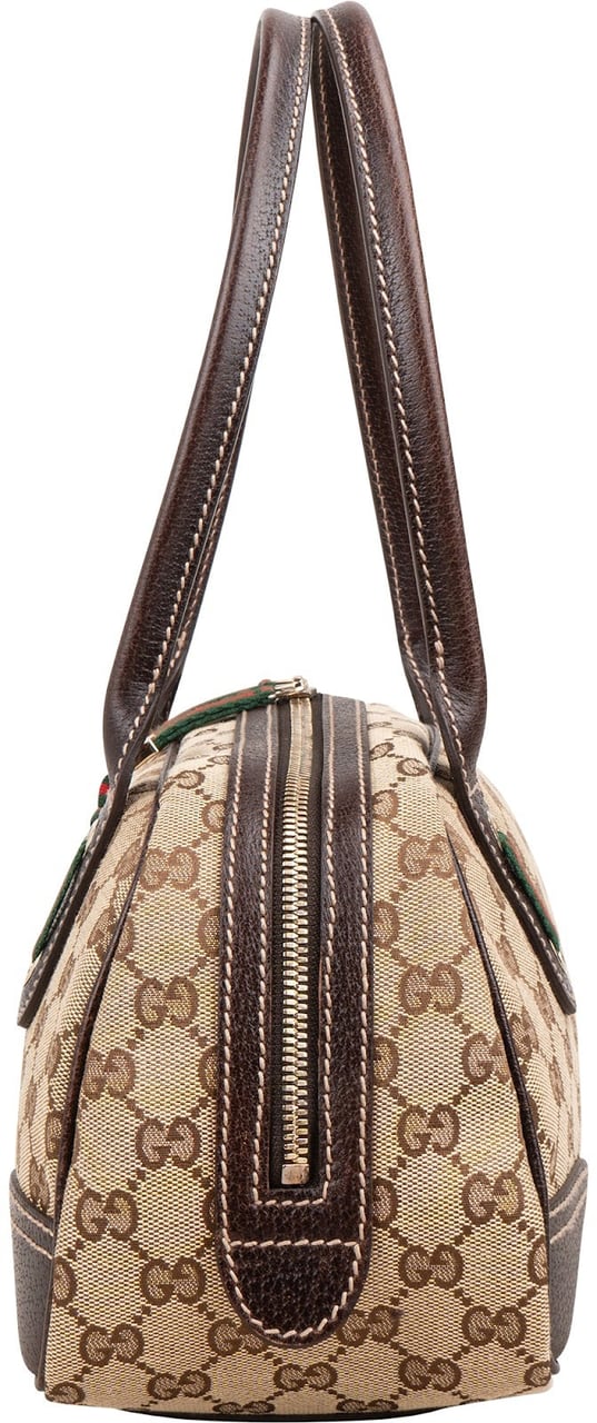 Gucci Monogram GG Canvas Princy Shoulder Bag Bruin