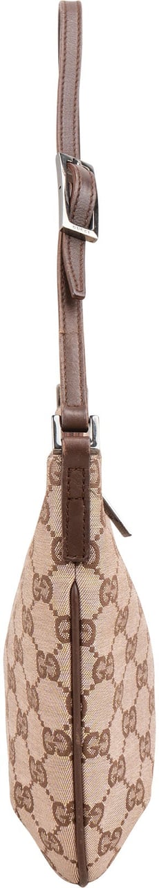 Gucci Monogram GG Canvas Small Shoulder Bag Beige