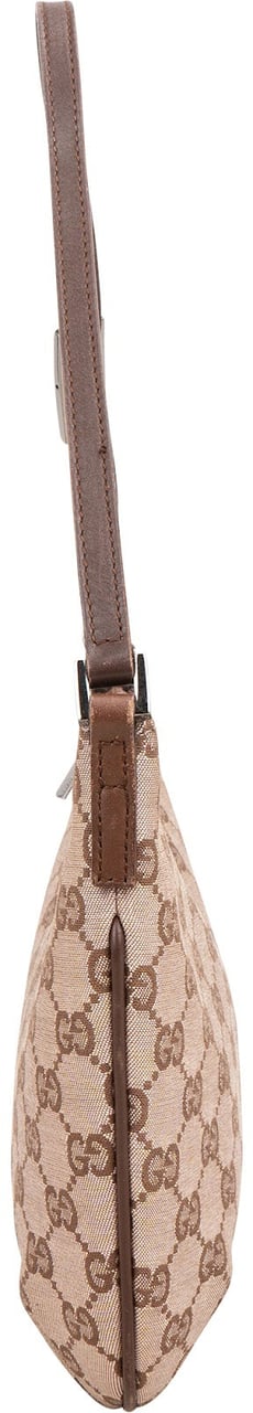 Gucci Monogram GG Canvas Small Shoulder Bag Beige