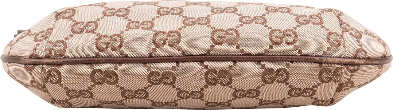 Gucci Monogram GG Canvas Small Shoulder Bag Beige