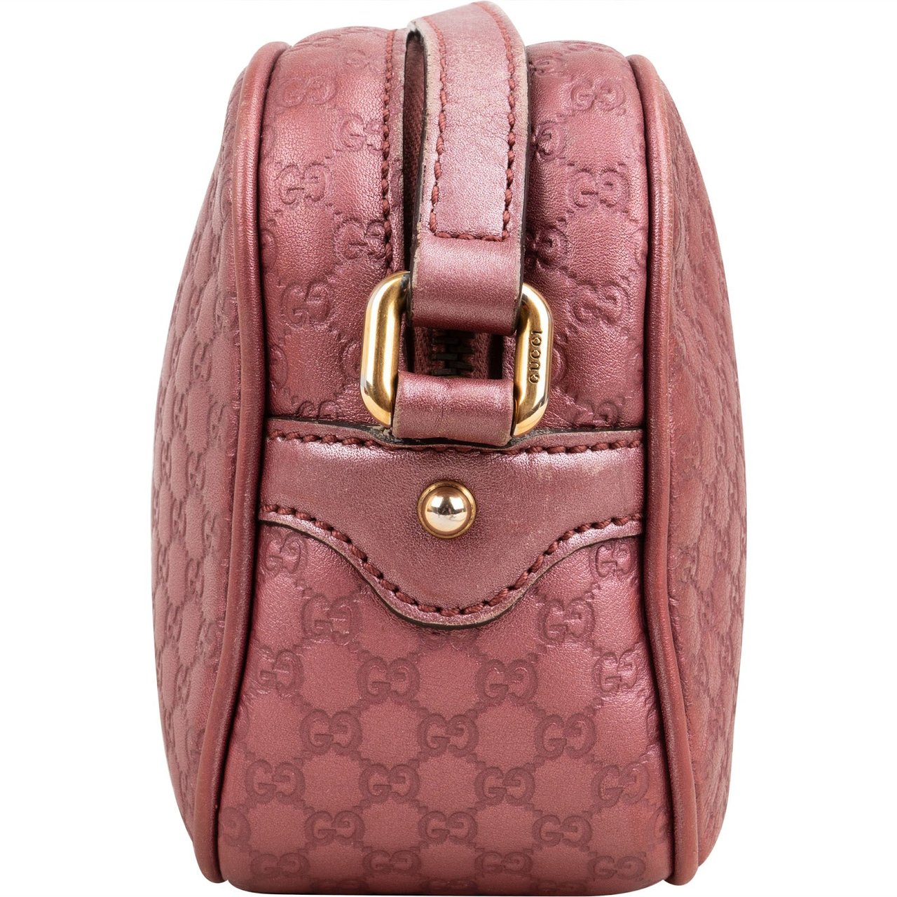 Gucci Guccissima Leather Bamboo Tassel Soho Crossbody Bag Roze