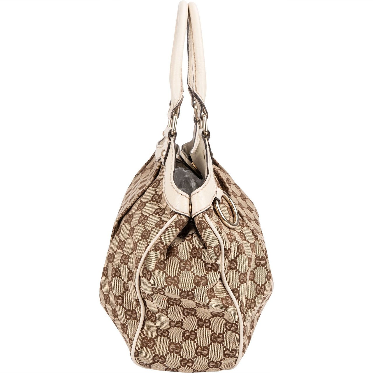 Gucci Monogram GG Sukey Handbag Beige