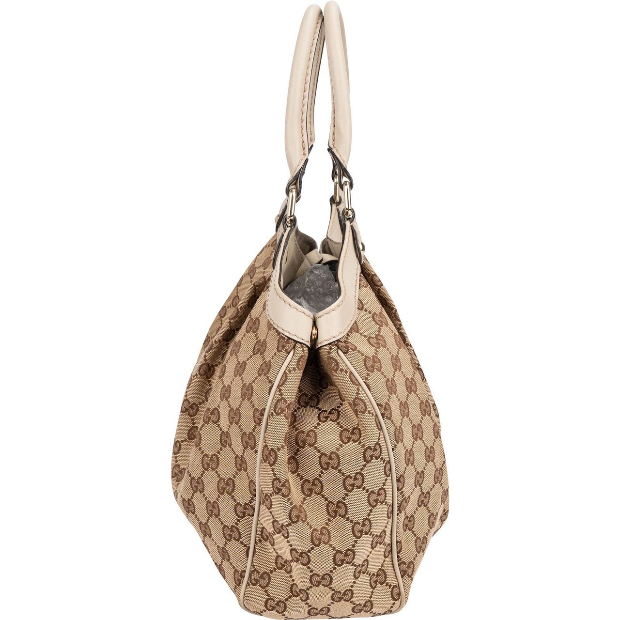 Gucci Monogram GG Sukey Handbag Beige