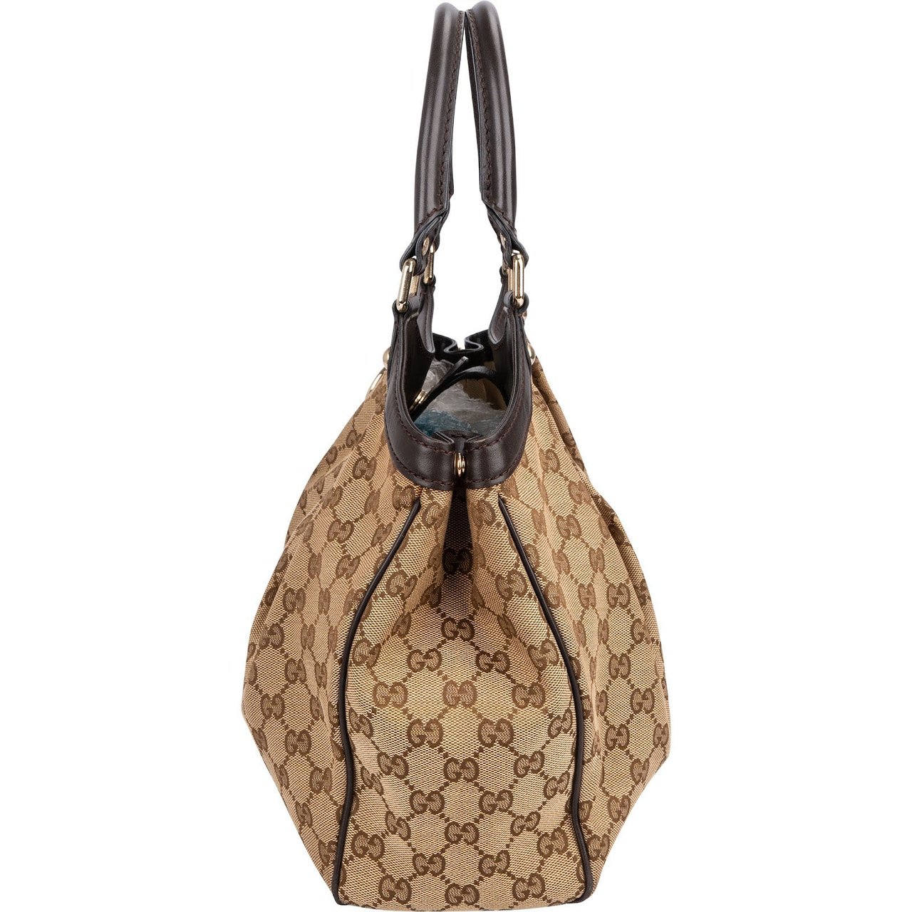 Gucci Monogram GG Sukey Handbag Bruin