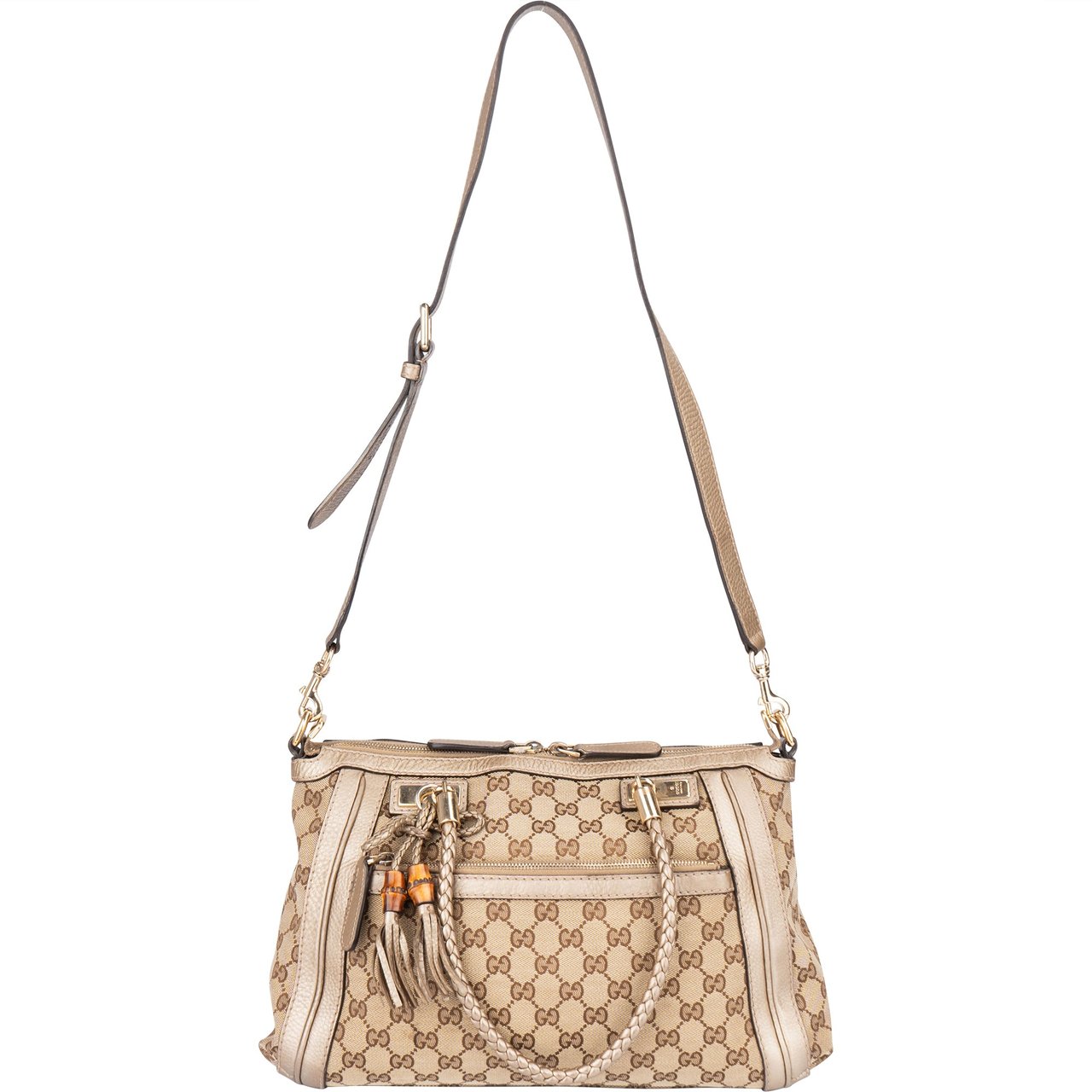 Gucci Gucci GG Monogram Bamboo Handbag Divers