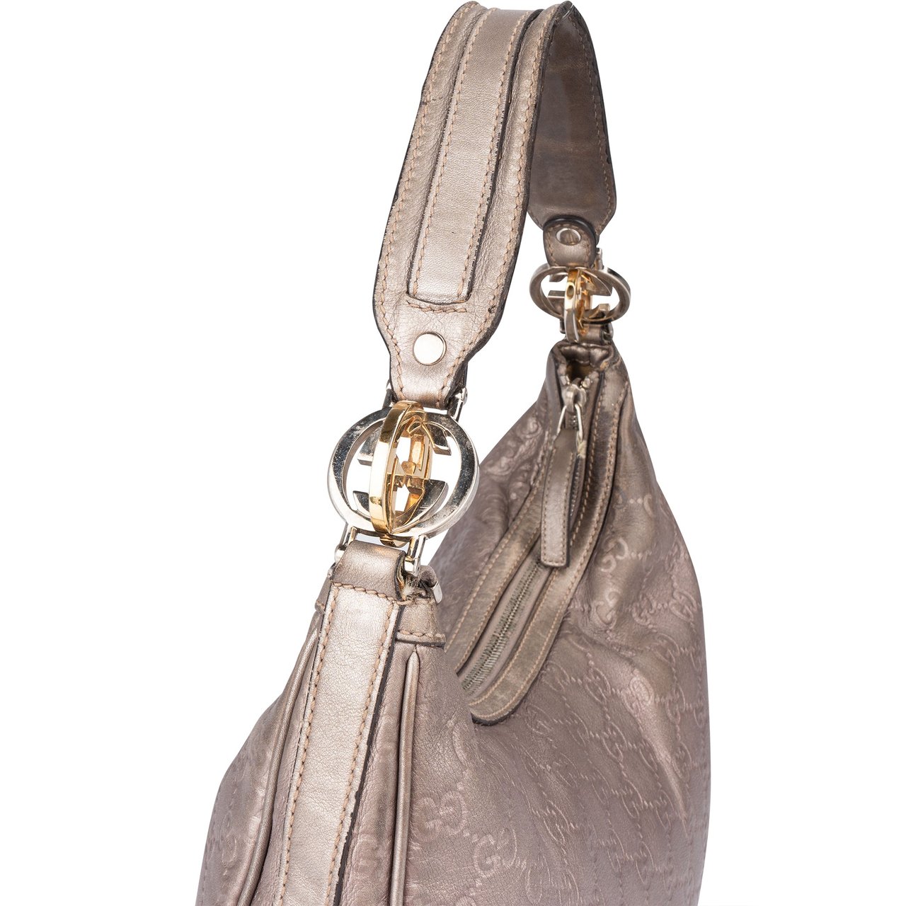 Gucci Gucci GG Leather Monogram Twin Handbag Divers