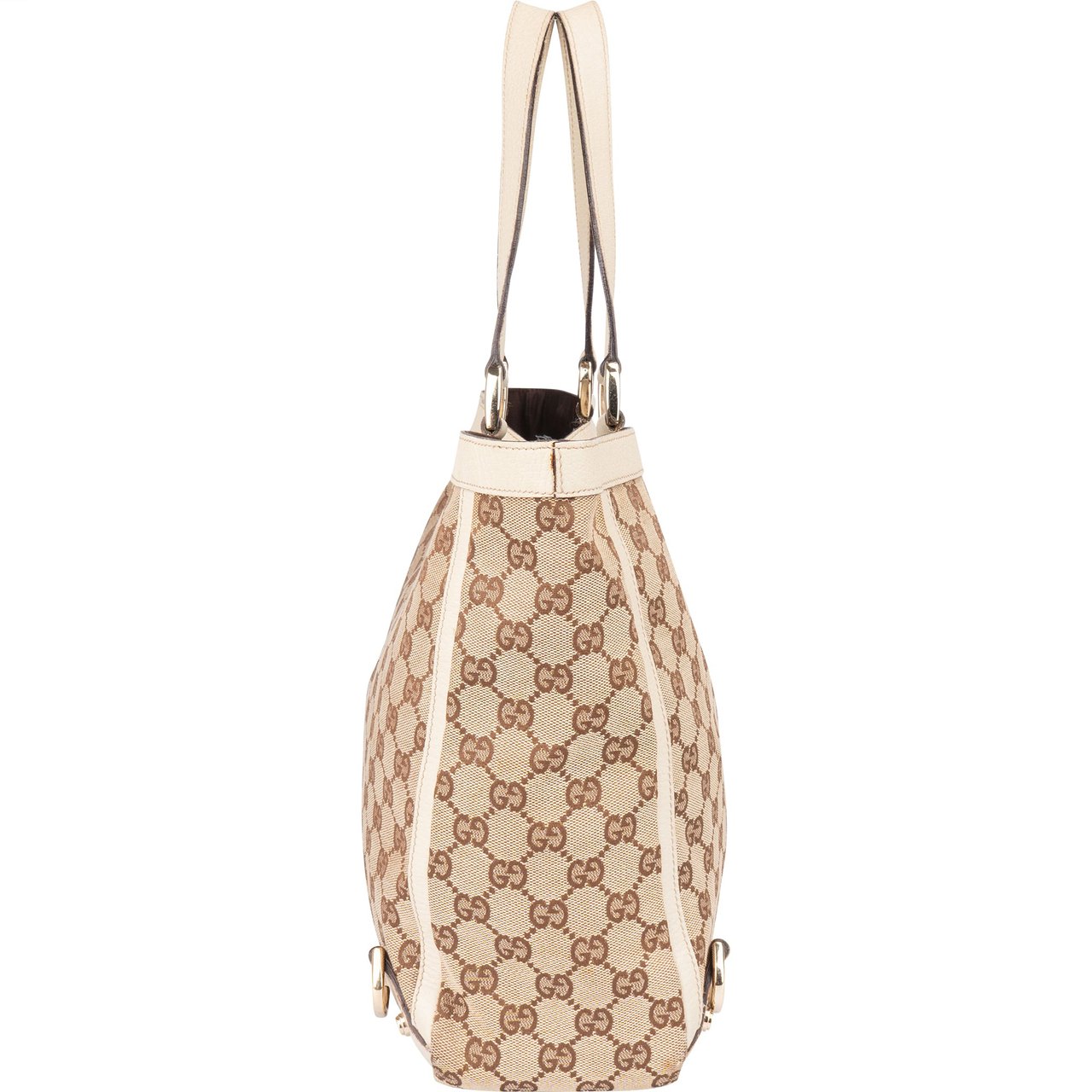 Gucci GG Monogram Abbey Handbag Bruin