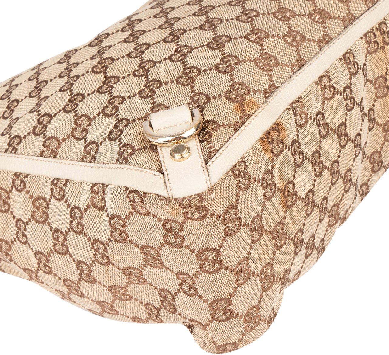 Gucci GG Monogram Abbey Handbag Bruin
