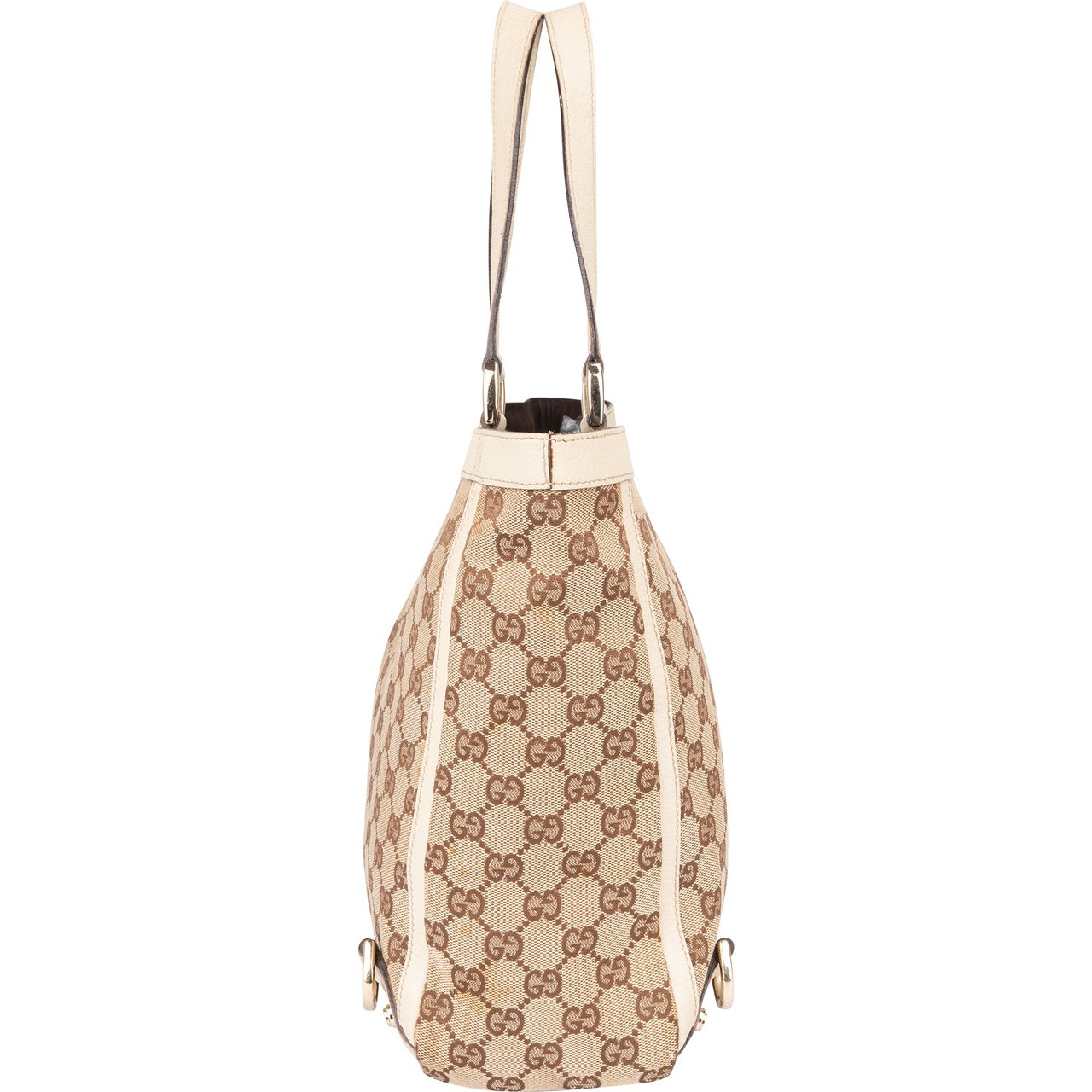 Gucci GG Monogram Abbey Handbag Bruin