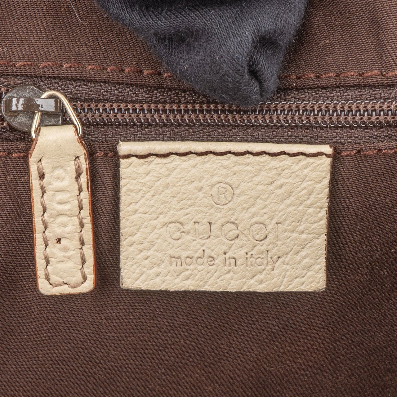 Gucci GG Monogram Abbey Handbag Bruin