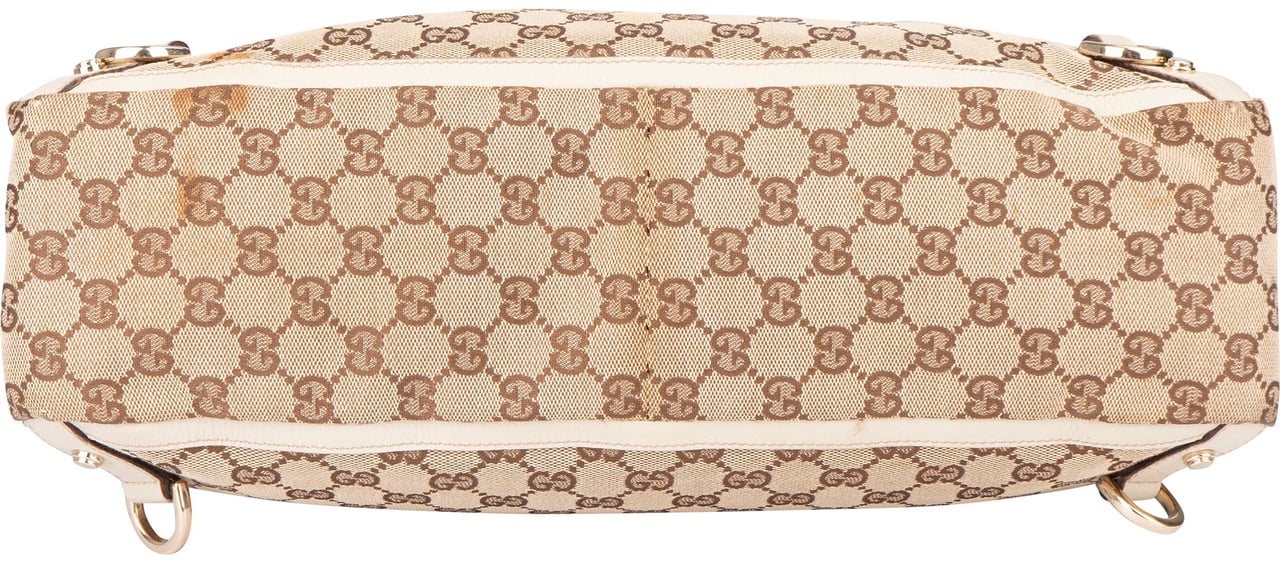 Gucci GG Monogram Abbey Handbag Bruin
