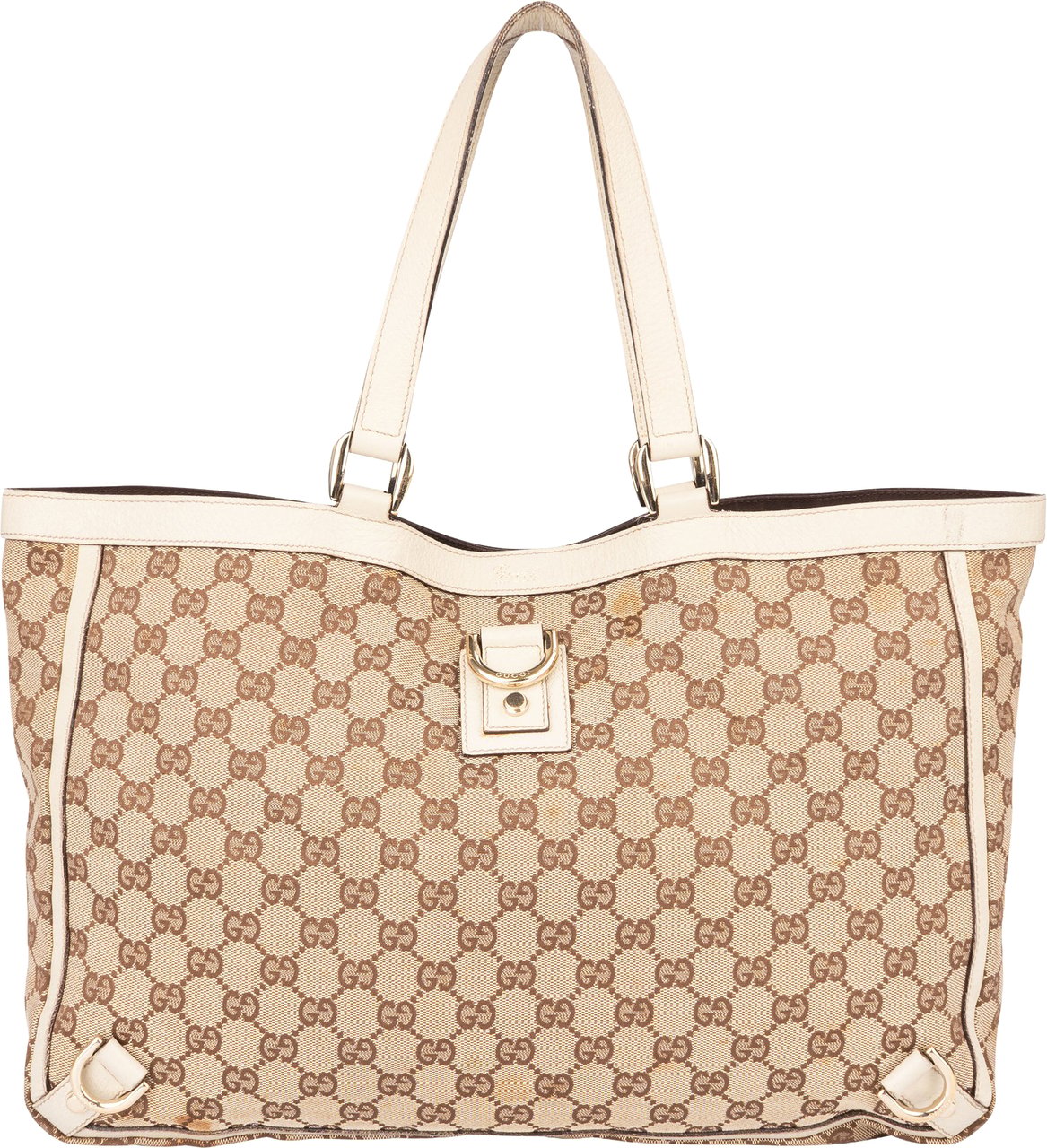 Gucci GG Monogram Abbey Handbag Bruin