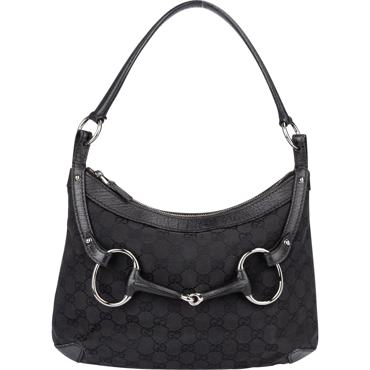 Gucci Gucci GG Monogram Horsebit Shoulder Bag Divers