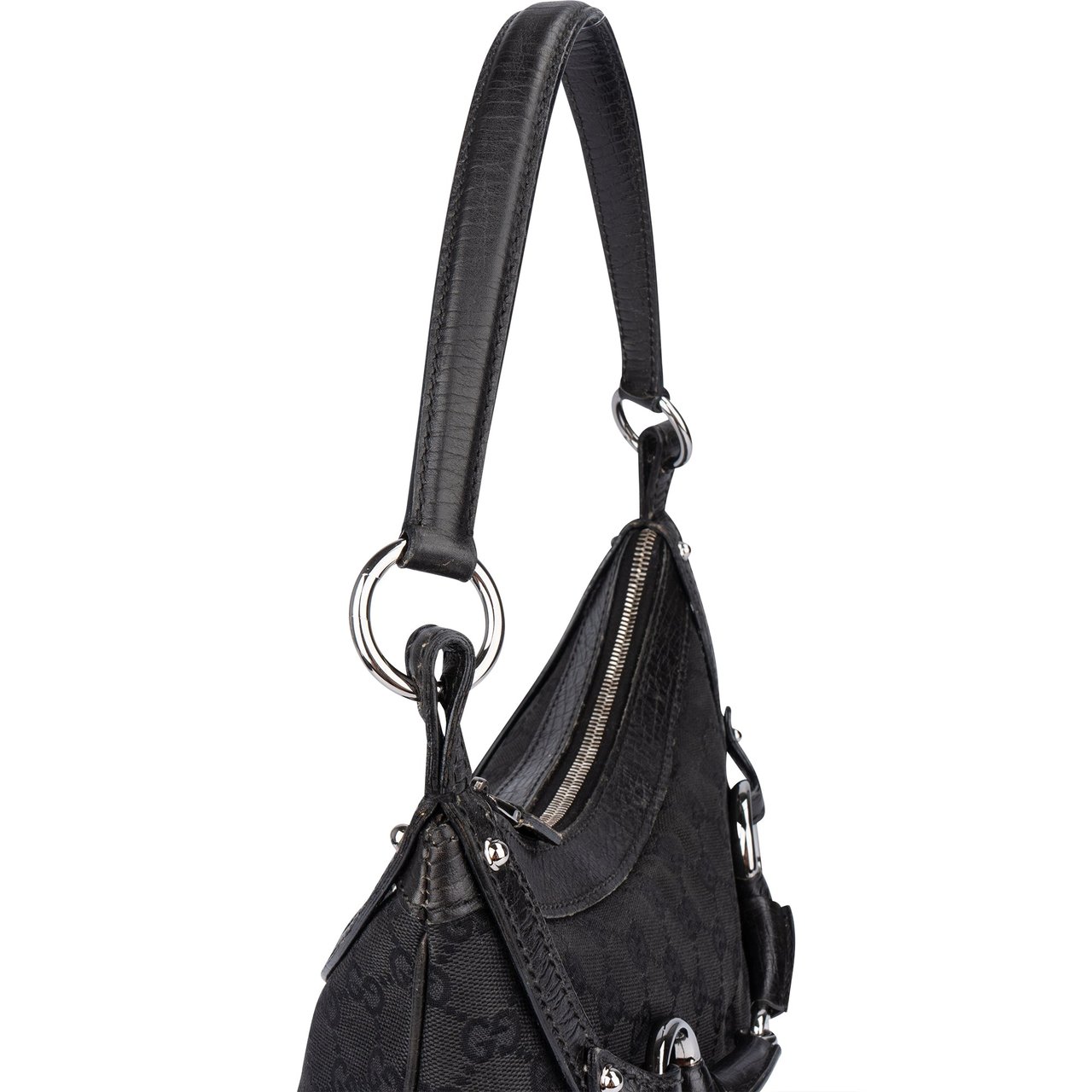 Gucci Gucci GG Monogram Horsebit Shoulder Bag Divers