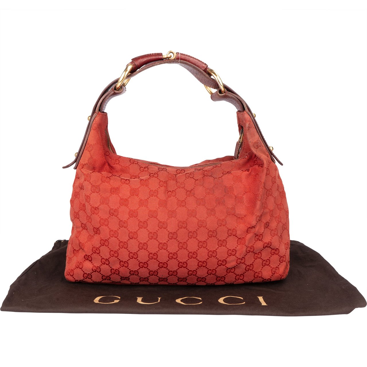 Gucci Gucci GG Monogram Horsebit Handbag Divers