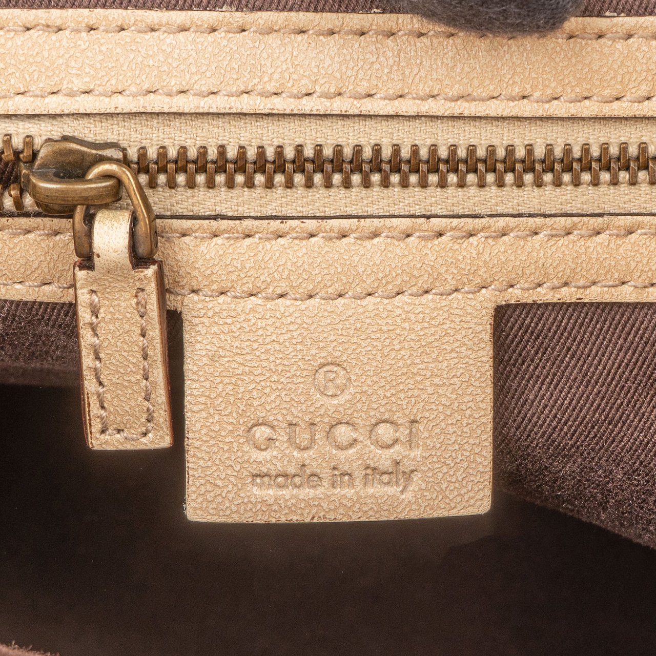 Gucci Gucci GG Monogram Leather String Shoulder Bag Divers