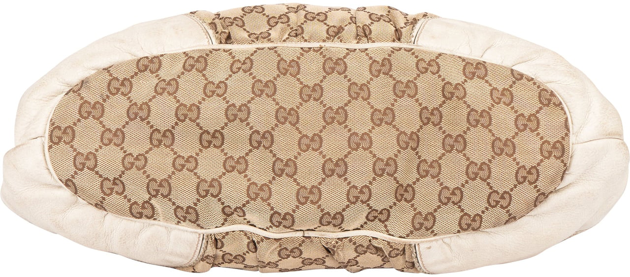 Gucci GG Monogram Twin Heart Handbag Bruin